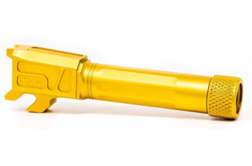 Image of Faxon Firearms Match Series M&amp;P Shield Barrel, 9mm Caliber, 416-R, TiN Coated, Threaded, Gold, M&amp;PB910NSSOQ-T-TIN