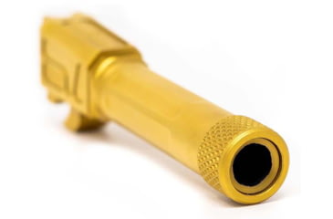 Image of Faxon Firearms Match Series M&amp;P Shield Barrel, 9mm Caliber, 416-R, TiN Coated, Threaded, Gold, M&amp;PB910NSSOQ-T-TIN