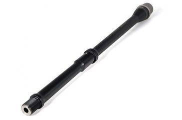 Image of Faxon Firearms .223 Wylde Pencil AR -15 Rifle Barrel, Mid-Length, 416-R Stainless QPQ Nitride, 5R, NP3 Extension, Black Nitride, 14.5, 15BW8M14NPQ-5R-NP3