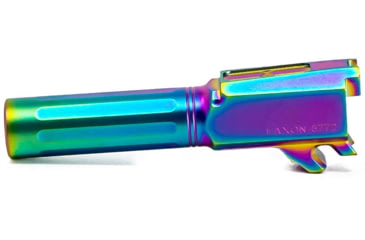 Image of Faxon Firearms SIG Sauer P365 Non-Threaded Barrel, 9mm Caliber, 416-R Stainless Steel, Chameleon PVD, Multi, 365B910NFSOQ-N-NCR