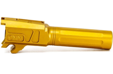Image of Faxon Firearms SIG Sauer P365 Non-Threaded Barrel, 9mm Caliber, 1-10 Twist, 416-R Stainless Steel, TiN PVD, Gold, 365B910NFSOQ-N-TIN