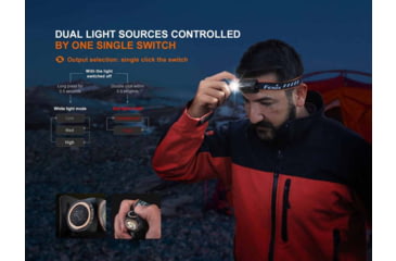 Image of Fenix 300 Lumen AA Battery Headlamp, 1408715