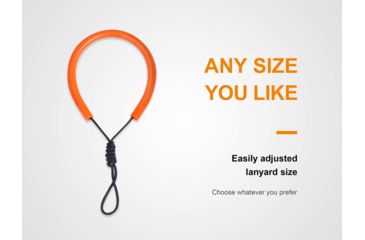Image of Fenix Adjustable Flashlight Lanyard, Orange, ALL-01