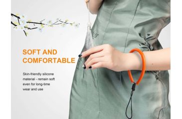 Image of Fenix Adjustable Flashlight Lanyard, Orange, ALL-01