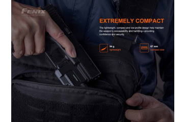 Image of Fenix Gl22 Tactical Light W/ Red Laser Sight - GL22LSBK