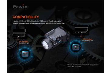 Image of Fenix Gl22 Tactical Light W/ Red Laser Sight - GL22LSBK