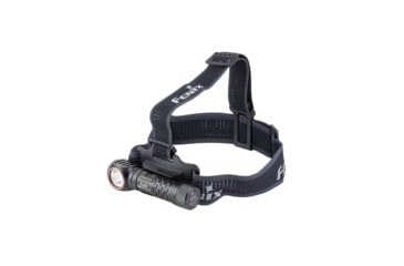 Image of Fenix HM61RV3, Headlamp, White LED, 1,800 Lumens, Matte Finish, Black, Includes Headband and Rechargeable ARB-L18-4000 Battery