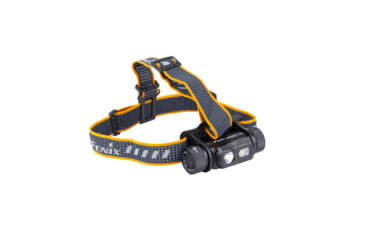 Image of Fenix HM70R, Headlamp, White/Red LED, 1,600 Lumens, Matte Finish, Black, Includes Headband and Rechargeable ARB-L21-5000 Battery