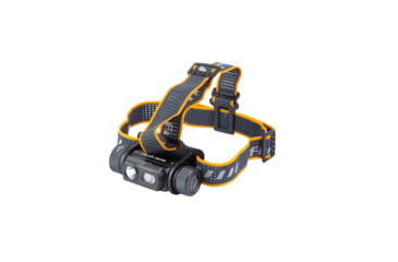 Image of Fenix HM70R, Headlamp, White/Red LED, 1,600 Lumens, Matte Finish, Black, Includes Headband and Rechargeable ARB-L21-5000 Battery
