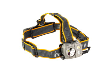 Image of Fenix HP25R V2, Headlamp, White/Red LED, 1,600 Lumens, Matte Finish, Black, Includes Headband and Rechargeable ARB-L21-5000 Battery