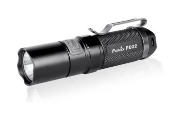 Image of Fenix LED Flashlight with Holster and Battery, Black, 210 PD22G2BK-B