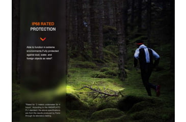 Image of Fenix Lighting HM62-T Lithium Ion 1200 Lumens Luminus SST40 LED, 2835 LED Headlamp, Black, HM62TSBK