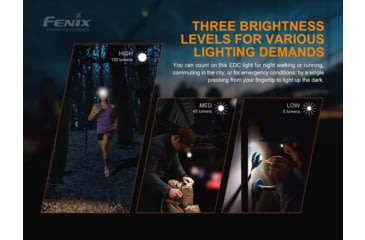 Image of Fenix Lighting MINI-LITE 150 Lumens CA18 LED, Everlight 2835 LED Flashlight, Black, ELTBK