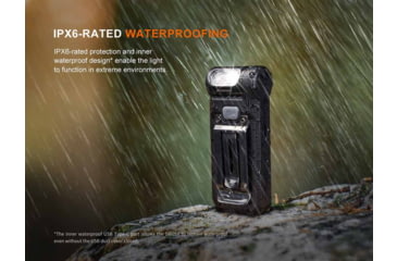 Image of Fenix Lighting SW05R-UV Lithium Ion 150 Lumens LED Flashlight, Black, SW05RUVBK