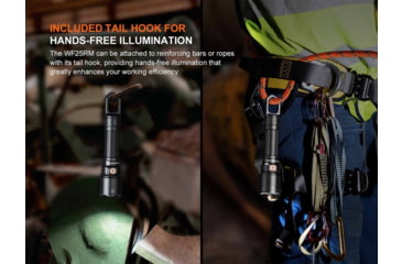 Image of Fenix Lighting WF25RM Lithium Ion 3000 Lumens Luminus SST70 LED Flashlight, Black, WF25RMBK