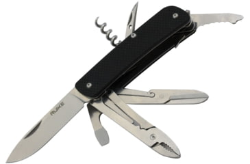 Image of RUIKE M41 Multifunction Knife, 2.79in, 12C27 Stainless Steel, Clip Point, Plain Blade, G10 Handle, Black, M41-B