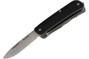 Image of RUIKE M42 Multifunction Knife, 2.79in, 14C28N Stainless Steel, Clip Point, Plain Blade, Black, M42-B