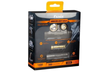 Image of Fenix Rechargeable Headlamp 1.4k Lumens, HM65RL2BK