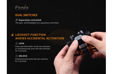 Image of Fenix Rechargeable Headlamp 1.4k Lumens, HM65RL2BK