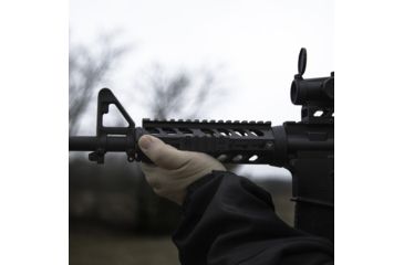 Image of Firefield Edge Carbine Length 2-Piece Keymod Rail System, 6.625 inch, Black, FF34053