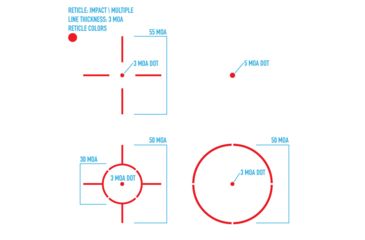 Image of Firefield Impact Duo Reflex Red Dot Sight w/Red Laser, Black, FF26023