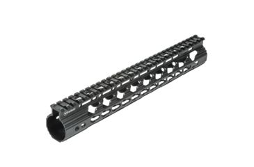 Image of Firefield Verge Keymod Rail 12in, Black, FF34062