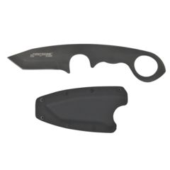 Image of First Edge HR-2 Ryan Hoover Tanto Serrated Fixed Blade Knife, Elmax Oxide Blade, Black, Tanto Medium Size, 4255