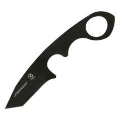 Image of First Edge HR-2 Ryan Hoover Tanto Serrated Fixed Blade Knife, Elmax Oxide Blade, Black, Tanto Medium Size, 4255