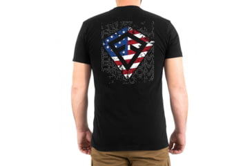 Image of First Tactical Flag Spear Graphic T-Shirt - Mens, Black, Medium, 112554-019-M