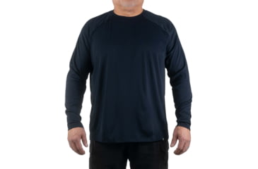 Image of First Tactical Performance Long Sleeve T-Shirt - Mens, Midnight Navy, Medium, 111504-729-M-R