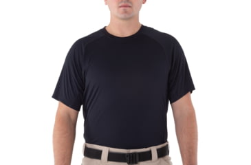 Image of First Tactical Performance Short Sleeve T-Shirt - Mens, Midnight Navy, Large, 112503-729-L