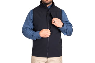 Image of First Tactical Softshell Vest - Mens, Regular, Midnight Navy, Extra Small, 118004-729-XS-R