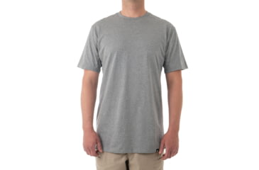 Image of First Tactical Tactix Cotton Short Sleeve Tee - Men's, Heather Gray, 3XL, 112501-016-3XL