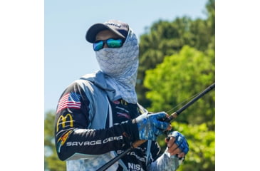 Image of Fish Monkey Performance Face Guard, Tarpon, One size, FM40-TARP