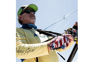Image of Fish Monkey Stubby Guide Gloves, Americana, 2XL, FM18-AMER-XXL