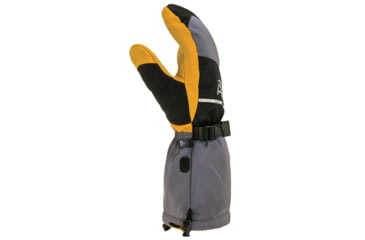 Image of Fish Monkey Yeti Premium Ice Fishing Mitten, Yelow/Black/Grey, XL, FM36-GB-XL