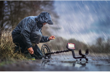 Image of Fisher F44 Weatherproof Metal Detector, Black, Standard, F44