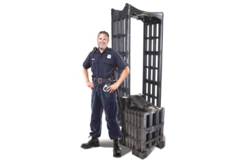 Image of Fisher Security M-Scope 110V Portable Walkthrough Security Metal Detector, Black, MSCOPE-110