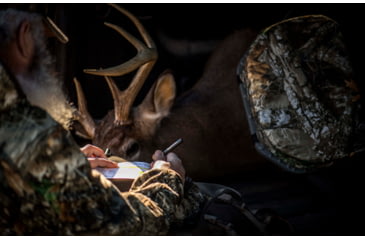 Image of Fisher Space Pen Trekker Keyring Space Pen with RealTree Logo, Matte Black, 725B-RT