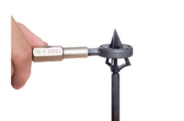 Image of Fix It Sticks Broadhead Wrench Attachment, .25in Hex Base, Black, FISBHWP