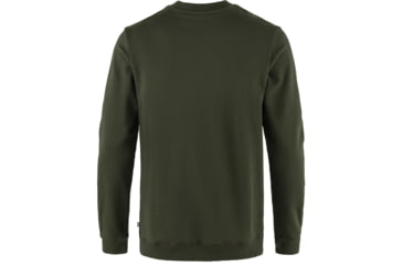 Image of Fjallraven 1960 Logo Badge Sweater - Mens, Deep Forest, Small, F87163-662-S