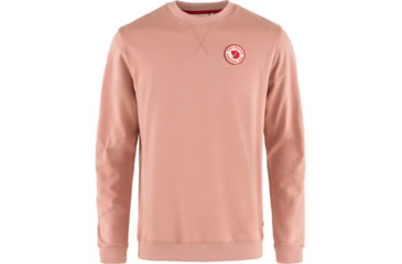 Image of Fjallraven 1960 Logo Badge Sweater - Mens, Dusty Rose, Large, F87163-300-L