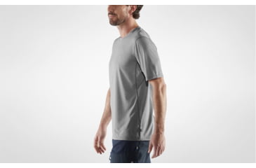 Image of Fjallraven Abisko Day Hike Short Sleeve T-Shirt - Mens, Shark Grey, Large, F87197-016-L