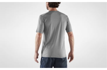 Image of Fjallraven Abisko Day Hike Short Sleeve T-Shirt - Mens, Shark Grey, Large, F87197-016-L