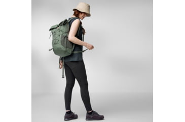 Image of Fjallraven Abisko Hike Foldsack Backpack, Patina Green, One Size, F27222-614-One Size