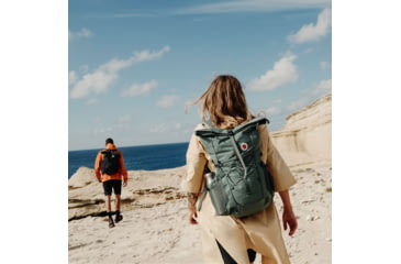 Image of Fjallraven Abisko Hike Foldsack Backpack, Patina Green, One Size, F27222-614-One Size