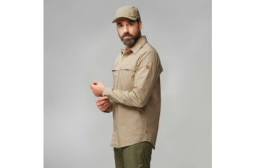 Image of Fjallraven Abisko Trail Shirt Long Sleeve - Mens, Fossil, 2XL, F12600194-118-XXL