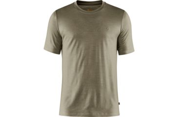 Image of Fjallraven Abisko Wool Short Sleeve T-Shirt - Mens, Light Olive, Medium, F87193-622-M