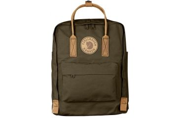 Image of Fjallraven Kanken No. 2 Backpack, Dark Olive, One Size, F23565-633-One Size