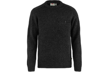 Image of Fjallraven Lada Round-Neck Sweater - Mens, Black, Large, F84139-550-L